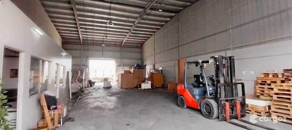 Inside warehouse