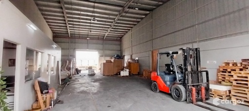 Inside warehouse